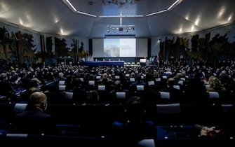 Inaugurazione dell'anno accademico dell'Università Vita e Salute San Raffaele in via Olgettina a Milano, 14 febbraio 2022.ANSA/MOURAD BALTI TOUATI