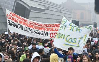 Le manifestazioni degli studenti in Italia