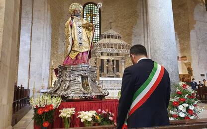Furto in Basilica a Bari, rubati oggetti da mani statua San Nicola