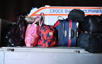 1383513055 VOLPIANO, ITALY - MARCH 07: Ukrainian refugees arrives by bus after the long trip from Poland on March 7, 2022 in Volpiano near Turin, Italy. A bus of volunteers made available by Specchio dei Tempi and Arca Solidale, two solidarity associations, left on Saturday 5 March loaded with basic necessities brought to the Polish town of Jaroslaw, on the border with Ukraine, where 60 Ukrainian refugees will be treated saved from the collection point organized by the local population and arrive in Turin, Italy on the evening of 7 March. On February 24, 2022 Russia began a large-scale attack on Ukraine, with explosions reported in multiple cities and far outside the restive eastern regions held by Russian-backed rebels. (Photo by Stefano Guidi/Getty Images)