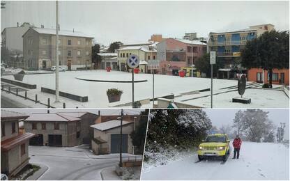 Maltempo, dalla Liguria alla Sardegna torna la neve. FOTO