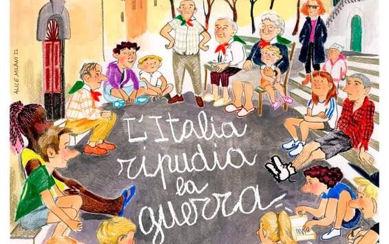 L'italia Ripudia La Guerra Articolo 11 Spiegazione 25 aprile, Anpi presenta il manifesto: 'Italia ripudia la guerra' | Sky