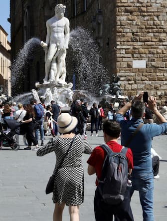 Gente a Firenze per Pasqua