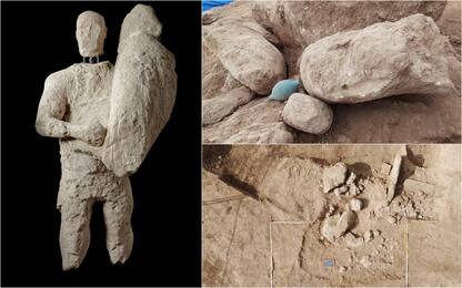 Archeologia, scoperti a Mont'e Prama due nuovi giganti. FOTO