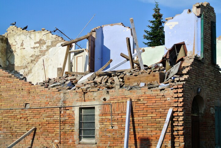 foto terremoto Medolla, maggio 2012