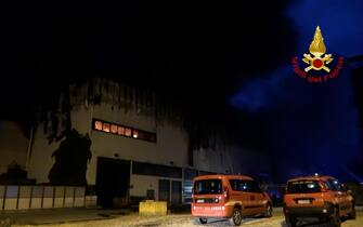Foto Ufficio stampa Vigili del Fuoco/LaPresse15-06-2022 - Malagrotta -  Roma  ItaliaCronacaRifiuti, incendio negli impianti di Malagrotta a RomaDISTRIBUTION FREE OF CHARGE - NOT FOR SALE
