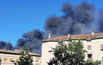 Incendio Roma, quartiere sud/est