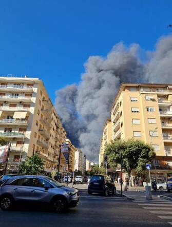 Incendio Roma, quartiere sud/est