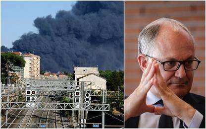 Incendio Roma, Gualtieri: “Dura prova per i romani, serve unità”