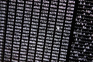 17 December 2019, Bavaria, Bamberg: A numerical code runs across a screen. The Zentralstelle Cybercrime Bayern (ZCB) celebrates its fifth anniversary on 1 January. (to dpa-Korr "In the footsteps of the Darknet") Photo: Nicolas Armer/dpa (Photo by Nicolas Armer/picture alliance via Getty Images)