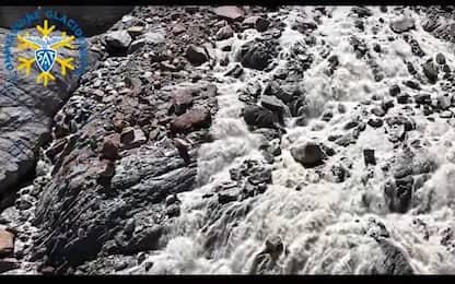Clima, lo scioglimento del ghiacciaio de la Mare in Trentino. VIDEO