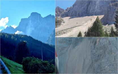 Nuova frana sulle Dolomiti: si staccano rocce dal Monte Pelmo. FOTO