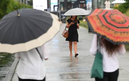 Meteo, tempo instabile e rischio acquazzoni fino a Ferragosto
