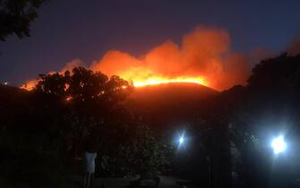 Incendio a Pantelleria