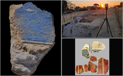 Archeologia, nel tempio di Cupra decorazioni a colori come a Pompei