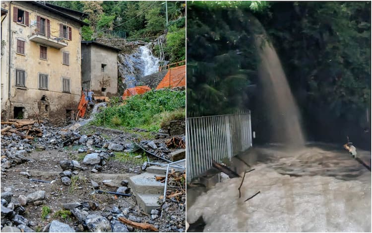 Meteo Italia, il maltempo si abbatte sul Centro-Nord: allagamenti e  grandinate. FOTO