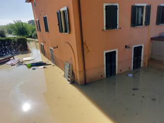 The flood  in  Senigallia, 16 settembre 2022.Ten people are dead after violent storms and flash floods hit the central Italian region of Marche, the Ancona prefect's department said on Friday.
ANSA/NPK