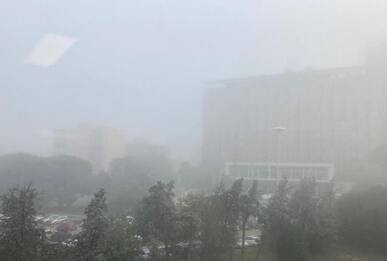 Nebbia blocca l'atterraggio dei voli all'aeroporto di Cagliari