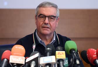The Head of the Civil Protection Angelo Borrelli during a press conference on the novel coronavirus outbreak in the country, at the headquarters of the Civil Protection in Rome, Italy, 24 February 2020.   ANSA/ETTORE FERRARI