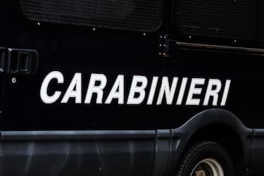 Carabinieri sign is seen on a car in Milan, Italy on October 6, 2021. (Photo by Jakub Porzycki/NurPhoto via Getty Images)
