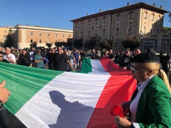 Predappio, in migliaia al raduno per centenario della Marcia su Roma