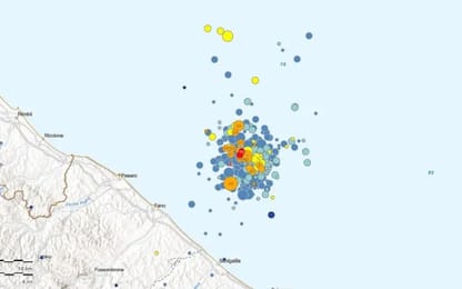Terremoto nelle Marche, scossa di magnitudo 4.3 al largo costa Pesaro