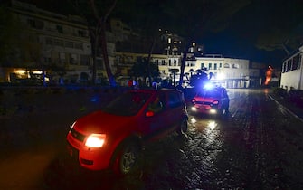 Civil Protection cars of the Campania Region cross the streets of the red zone of Casamicciola inviting residents to leave their homes due to the announced orange alert, Ischia island, Italy, 09 December 2022. There was a fresh evacuation from Ischia's red zone Friday amid an orange weather alert after storms caused a landslide that claimed 12 lives on the Gulf of Naples island last month. Emergency commissioner for the affected town of Casamicciola, Simona Calcaterra, said that this time the order to leave homes is "more decisive and pressing", and is not optional. She was speaking amid reports that several people are unwilling to leave their homes despite the alert.
ANSA / CIRO FUSCO
