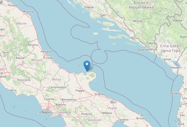 Terremoto sul Gargano, in provincia di Foggia: scossa di magnitudo 3.2