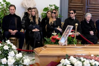 The family during the funeral home of former Serbian soccer player and coach, Sinisa Mihajlovic, at the Capitoline Hill (Campidoglio) in Rome, Italy, 18 December 2022.
ANSA/MASSIMO PERCOSSI