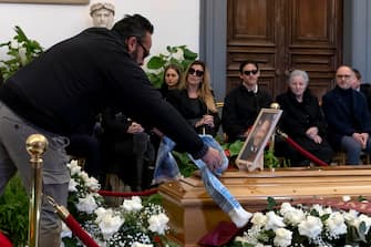 Funeral home of former Serbian soccer player and coach, Sinisa Mihajlovic, at the Capitoline Hill (Campidoglio) in Rome, Italy, 18 December 2022.
ANSA/MASSIMO PERCOSSI