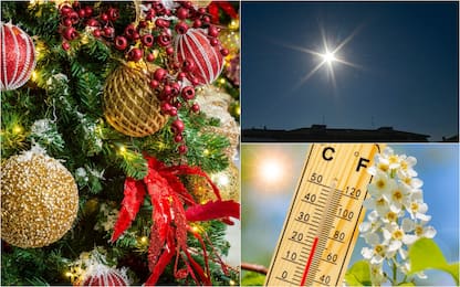Meteo, sole e temperature oltre le medie per la Vigilia e Natale