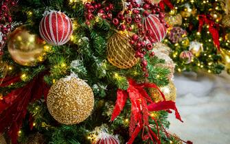 Christmas Tree Ornaments Detail