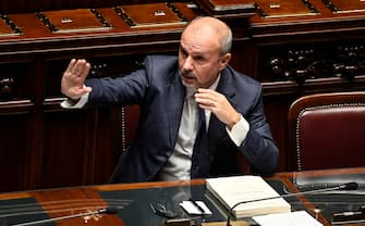 Minister of Health, Orazio Schillaci, during a confidence vote at the Lower House called by the Government to speed up the approval of 2023 Budget Law, Rome, Italy, 23 December 2022. ANSA/RICCARDO ANTIMIANI