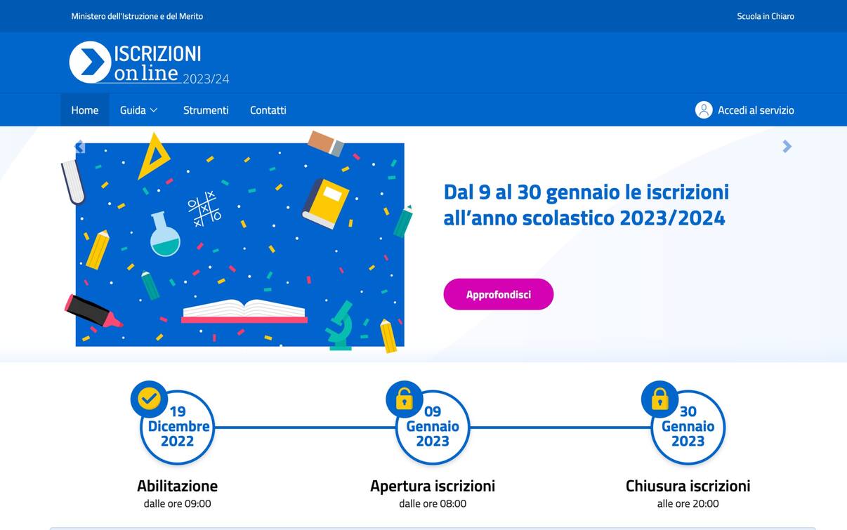 Iscrizione scuola 2023 2024 come fare per materna, medie e superiori