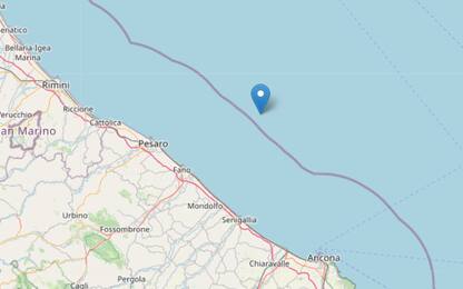 Terremoto nelle Marche, scossa di magnitudo 3.5 al largo di Pesaro