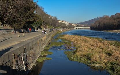 Freddo e gelo in arrivo, ma non piove: il Po è a secco come in estate