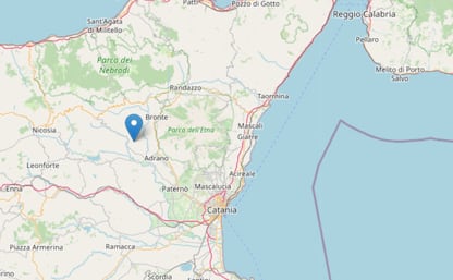 Catania, scossa di terremoto magnitudo 3.7