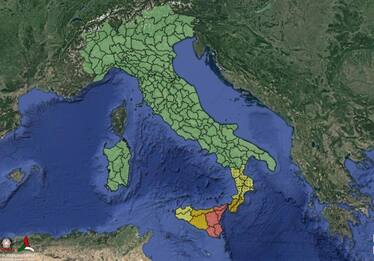 Meteo, giovedì allerta rossa sulla Sicilia: è il grado più pericoloso