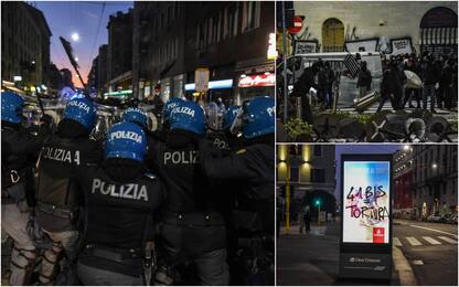 Cospito, corteo a Milano: scontri tra anarchici e polizia