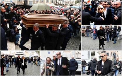 Maurizio Costanzo, i funerali alla Chiesa degli Artisti. FOTO
