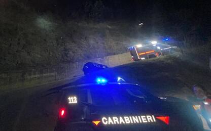 Auto nella scarpata nel Teramano, due morti