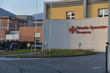 Ospedale Fenaroli di Alzano Lombardo in quarantena, Bergamo, 23 febbraio 2020. ANSA/Tiziano Manzoni