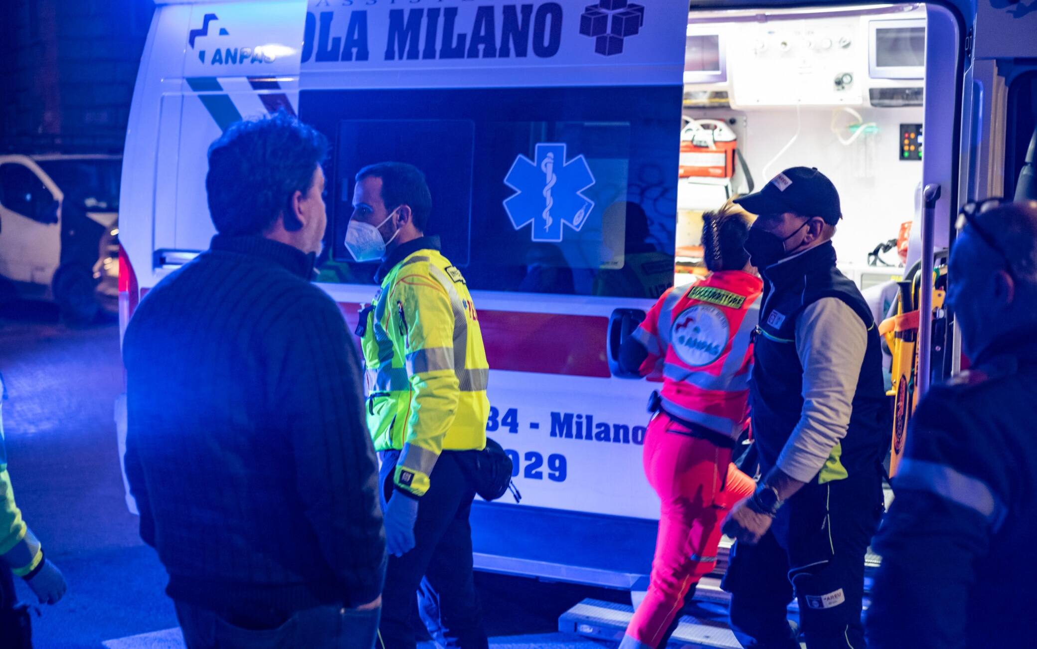 Accoltellamento in seguito a tentata rapina in viale Brianza 27
Milano, 6 marzo 2023, ANSA/Davide Canella
