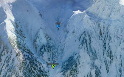Valanga sopra Courmayeur, una sciatrice morta e un'altra dispersa