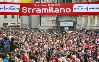 Cinquantesima Stramilano, Milano, 19 Marzo, 2023, Ansa/Andrea Fasani