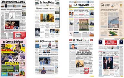Le prime pagine dei quotidiani di oggi 24 marzo: la rassegna stampa