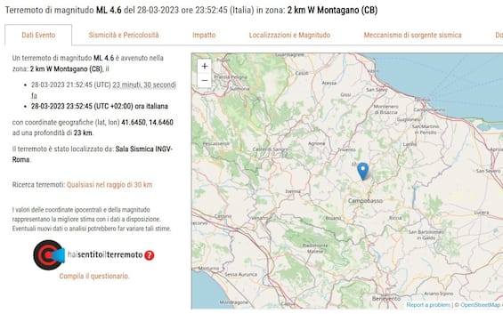 Terremoto magnitudo 