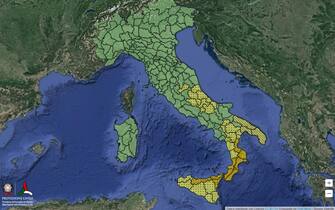 la mappa delle allerte