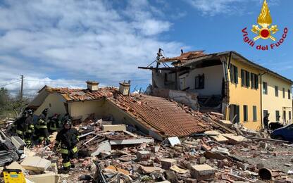 Lucca, esplosione in un edificio a Montecarlo. Un morto e 6 feriti