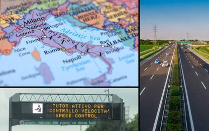 Autostrade, dov'è possibile aumentare il limite di velocità a 150 Km/h